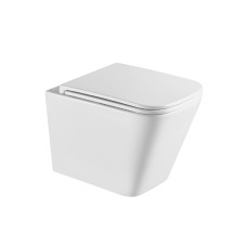 Унитаз подвесной Lemark FLOREX безободковый+сиденье микролифт