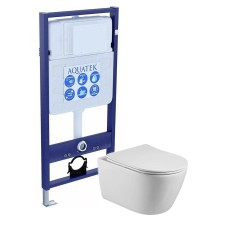 Система инсталляции Aquatek INS-0000012+унитаз БЕТТА AQ1253W-00 м/л