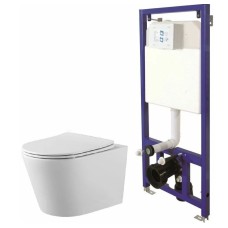 Система инсталляции Basardo BS-112-001 и унитаз bs112-113