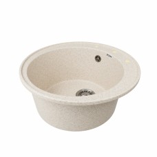 Мойка ZX-GM 01 круглая 480мм бежевая