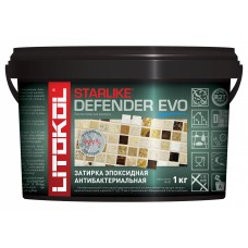 Затирка эпоксидная Starlike Defender Evo S.100 Bianco 1kg bucket