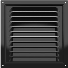 Решетка вент. ЭРА 200х200 2020МЭ Black