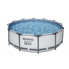 Бассейн Bestway 366x100см 9150л+фильтр-насос 56260 Steel Pro Max
