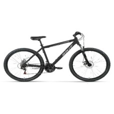 Велосипед SKIF AL 27,5 D, 27,5" 21 скорость,  рост 19", 2022 черный/серебристый