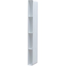 Полка Магнум 200x1200x112 вертикальная, цвет белый матовый 302240