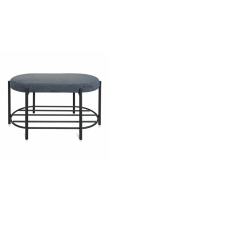 Банкетка LAKSI БАТТЕН с полкой муссон мет.каркас