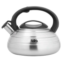 Чайник со свистком Lara LR00-80 SS(матовый) 3л нерж индукц