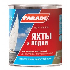 Лак PARADE яхтный алк-уретан мат.0.75л