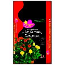 Грунт Цветочный Рай д/Роз,бегоний 3л БХЗ