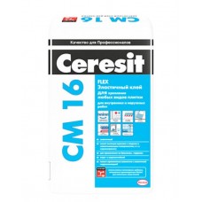 Клей для плитки Ceresit CM 16 эластичный 25 кг