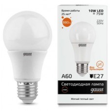 Лампа Gauss LED Elementary A60 10W E27 2700K