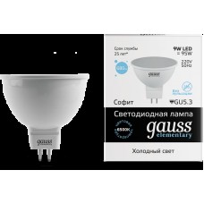 Лампа Gauss LED Elementary MR16 9W GU5.3 6500K