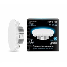 Лампа Gauss LED GX53 6W 4100K