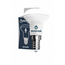 Лампа LED PREMIUM R50-6W-E14-W 4000K Включай