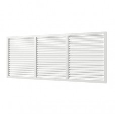 Решетка радиаторная 0.6х1.5 ПВХ белая