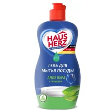 Ср-во д/мытья посуды Haus Herz глицерин+алоэ вера 450мл