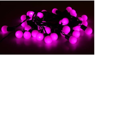 Гирлянда ШАР LED LQ-8 100л 15х15см ШАРИК фиол.