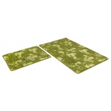 Коврик для ванны  2 предмета SHAHINTEX VINTAGE SH V002 50х80+50х50, цвет зеленый