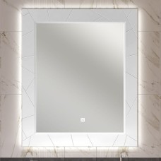Зеркало Луиджи 90 цвет белый матовый