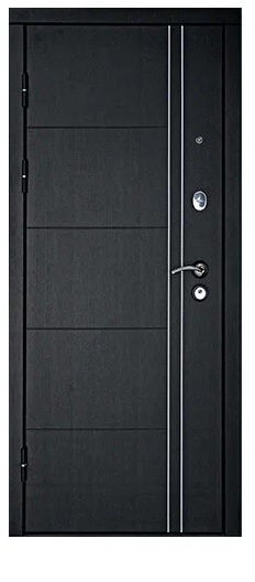 Дверь металлическая ДК Теплолюкс беленый дуб 960x2050, левая