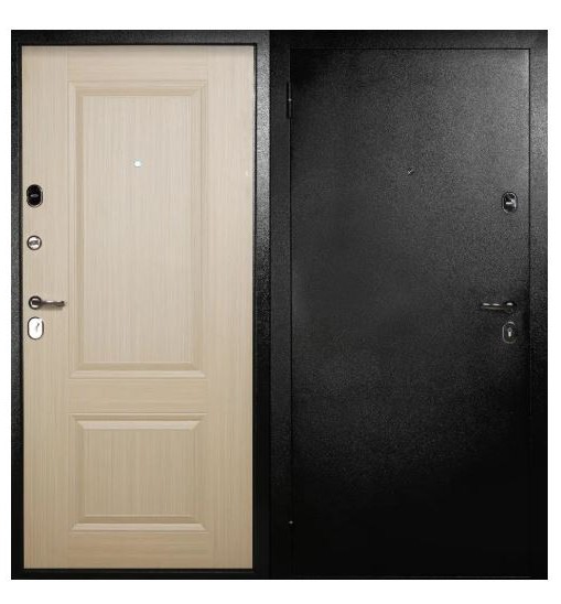 Дверь металлическая СД7 мет.антик темно-коричневый /пан меламин 960х2050, левая Дверь металлическая СД7 мет.антик темно-коричневый /пан меламин 960х2050, левая