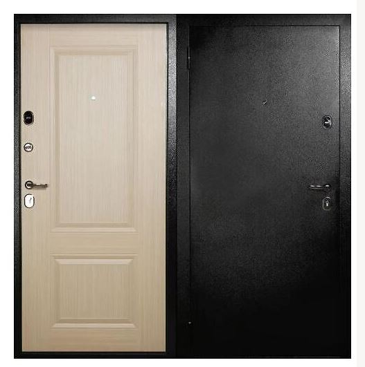 Дверь металлическая СД7 металл антик темно-коричневый/мет 960х2050, левая