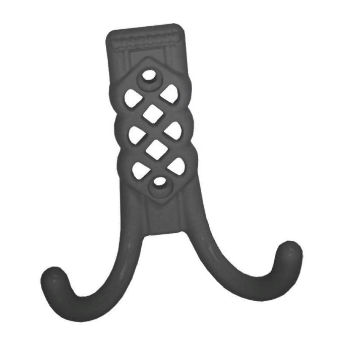 Крючок-вешалка полимер покрытие N30 черн 70-0-727