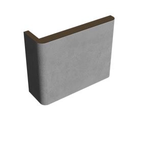 Наличник плоский телескопический 24х70х2150 эко-шпон бетон светлый