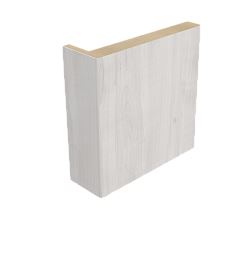 Наличник плоский телескопический 24х70х2150 Soft Touch жемчужный