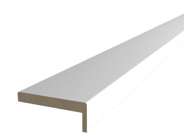 Наличник Enamel эмаль белая 8x70 телескопический