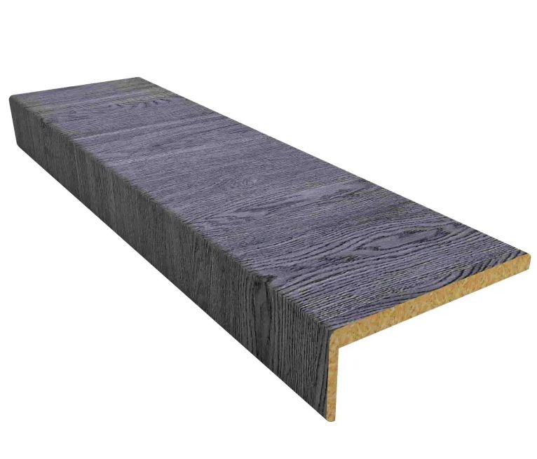 Наличник ПВХ астана грей 8x70 телескопический