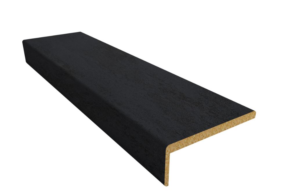 Наличник ПВХ бетон темный 5,5x70 телескопический