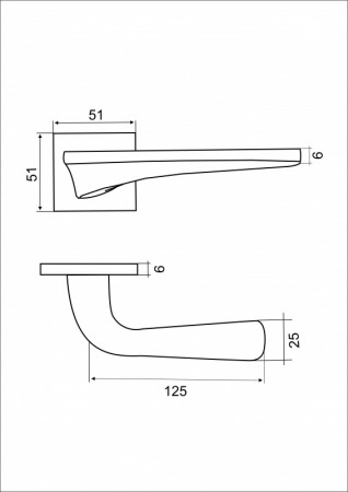 Ручка ABRISS R21.177 MBP Чёрный матовый