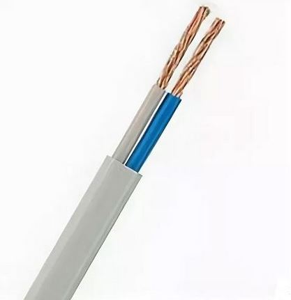 Провод ПГВВП (ПУГНП) 2х2,5 белый (5м) (ВЭКЗ) ТУ