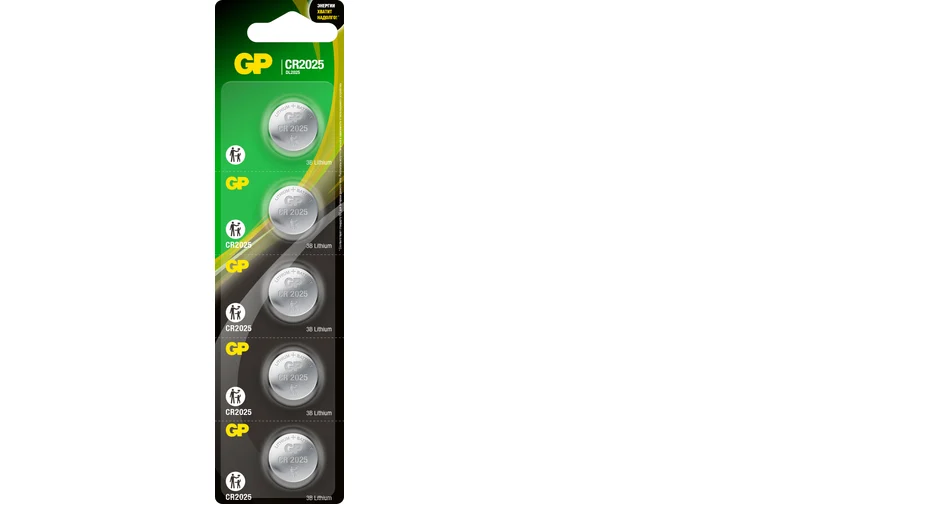 Батарейка GP Lithium CR2025 3V BP-5 