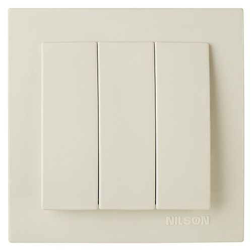 Выключатель Nilson крем 3кл СП 24121066