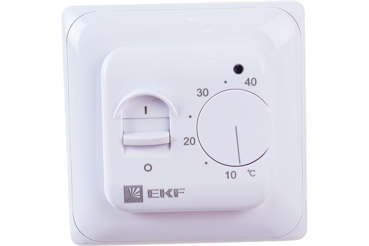 Термостат EKF Basic для теплых полов механический 16А 230В