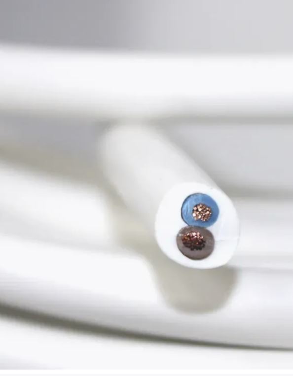 Провод ПВС 2х1.5 белый (5м) ГОСТ