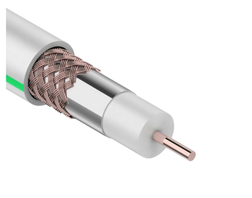 Кабель SAT 703 Cu/Al/Cu 75Ом белый PROCONNECT