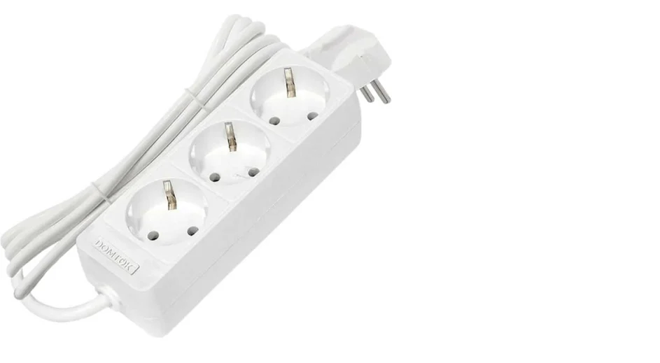 Удлинитель DOMTOK (ЛИДЕР) 3х1,5 ПВС 3х0,75 с/з 3,5кВт