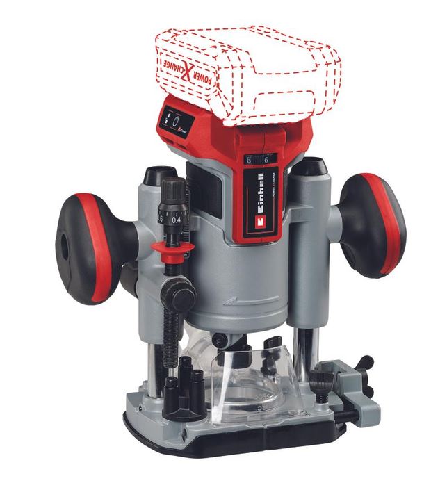 Фрезер акк. Einhell TP-RO 18 Set Li BL 18В без аккумулятора и ЗУ