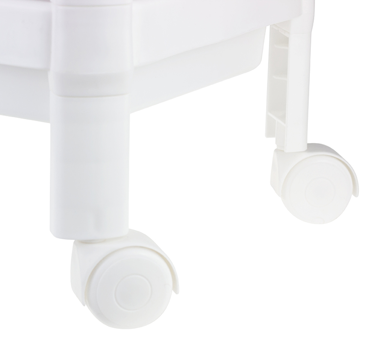 Этажерка узкая 3-х секционная  на колесах М2704