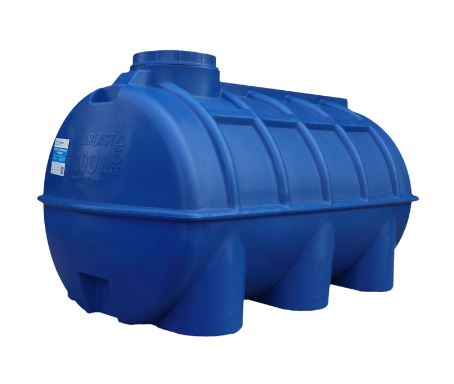 Емкость AQUAPLAST овально-горизонтальная 1000л синий