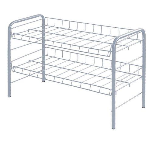 Этажерка 3 для обуви 2 полки 435х660х300 серебро ЭТ3