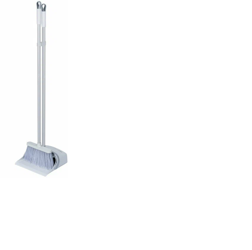 Набор д/уборки щетка+совок Фредо серый 75523