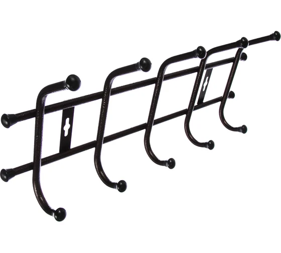 Вешалка настенная 485х215мм (5крючков) ВНТ5/А медь