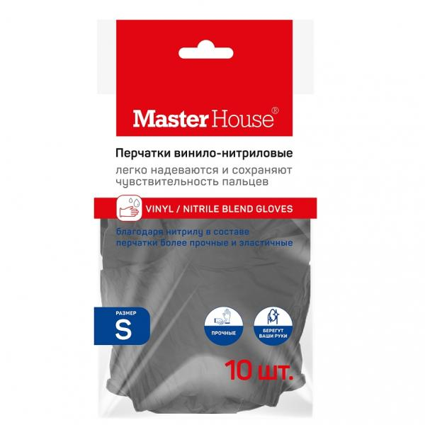 Перчатки винило-нитриловые Лапочки S-10 (10шт) Перчатки винило-нитриловые Лапочки S-10 (10шт)