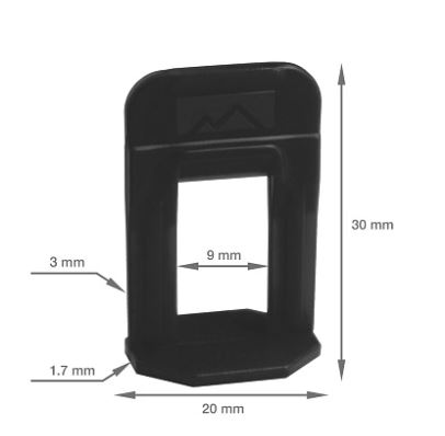 Зажим 3 мм TLS-Profi 100 штук