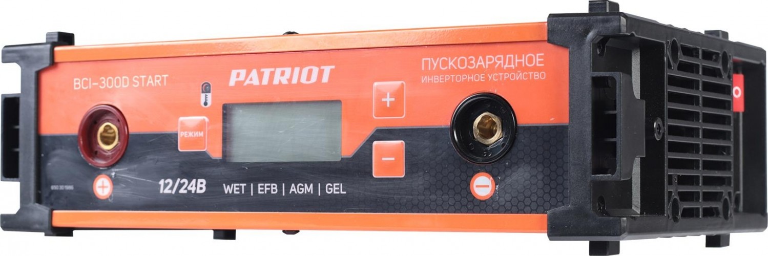 Устройство пуско-зарядное инверторное Patriot BCI-300D-Start 50А 12/24В 700Ач
