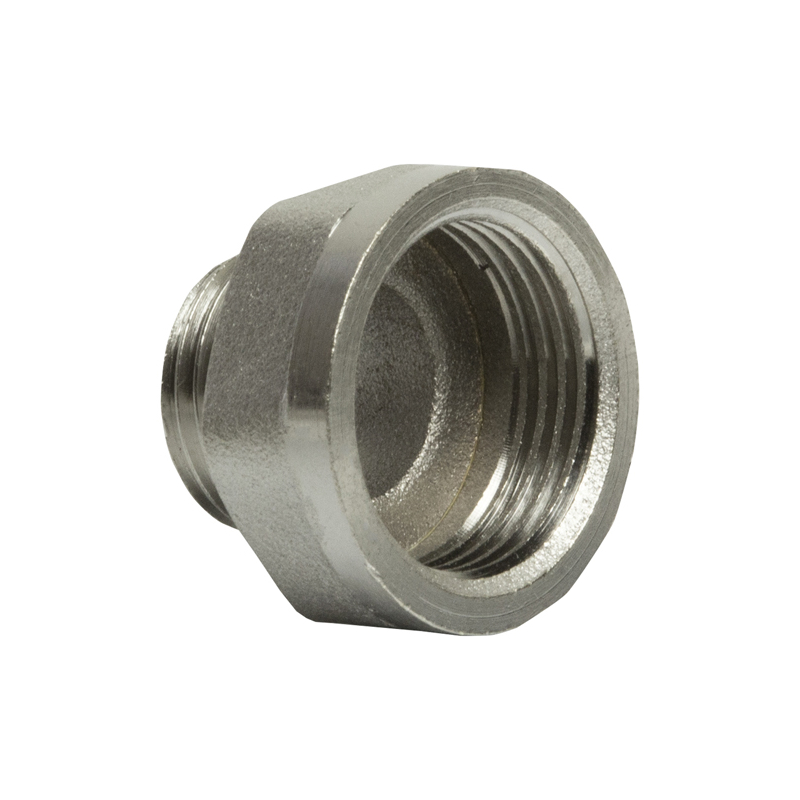 Переходник 3/4" - 1/2" внутренняя/наружная резьба VRT никель